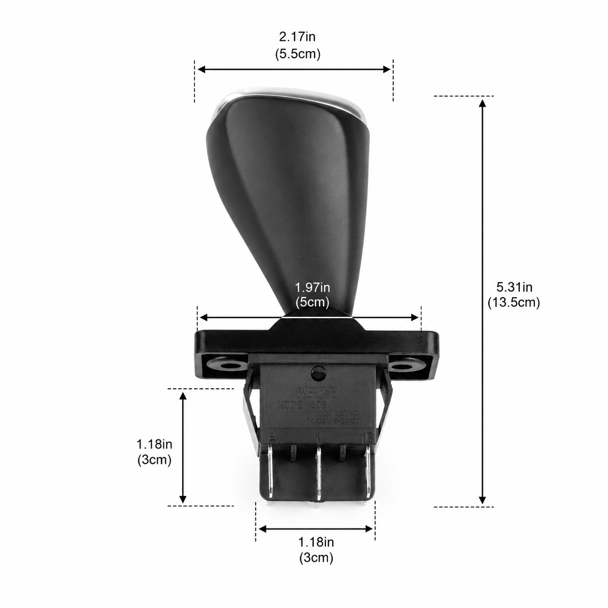6-Pin Forward/Stop/Reverse Gear Shifter for ANPABO Ford F-150 Ride-On Car