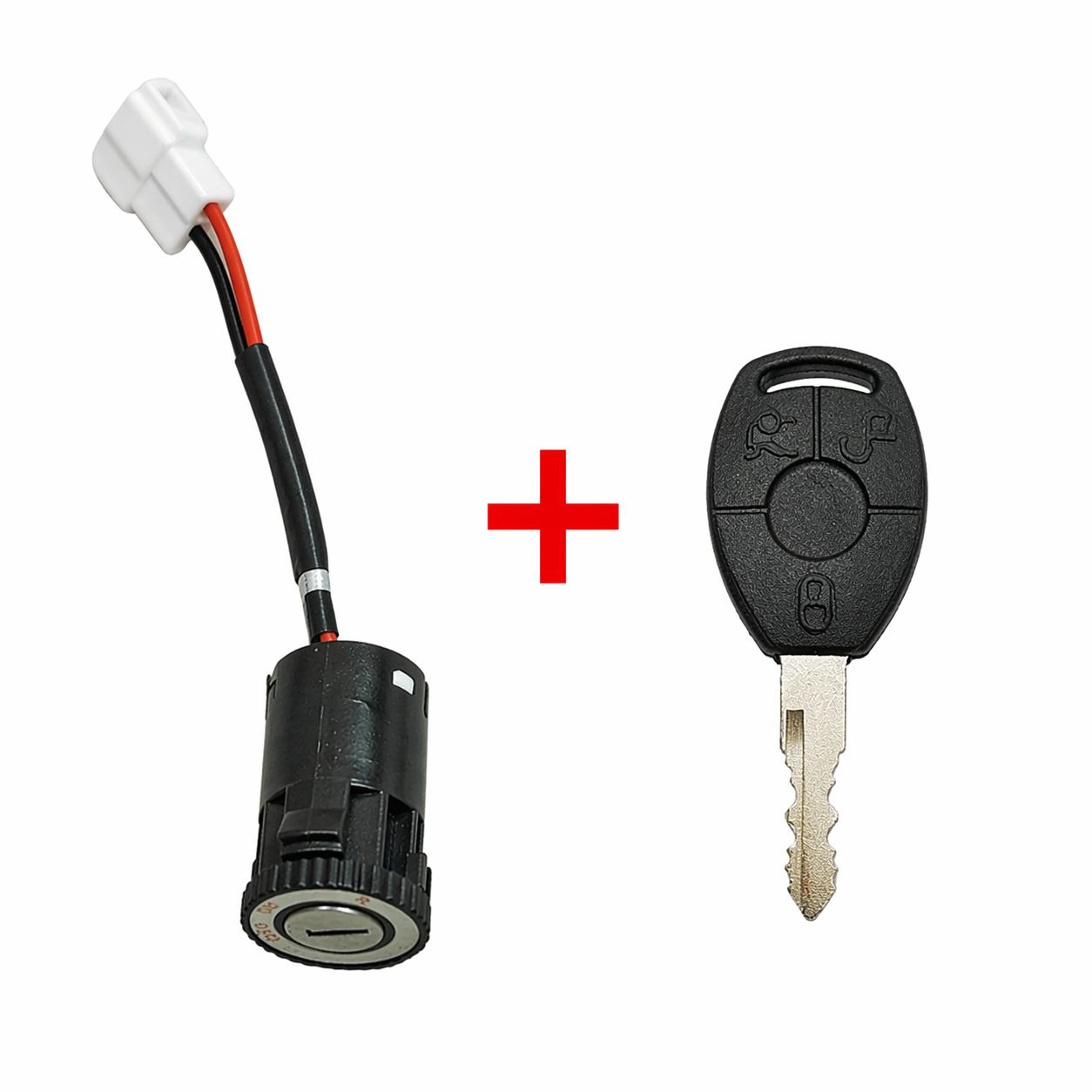 Kids Ride On Car Spare Parts - Power Key Switch Lock & Keys Set