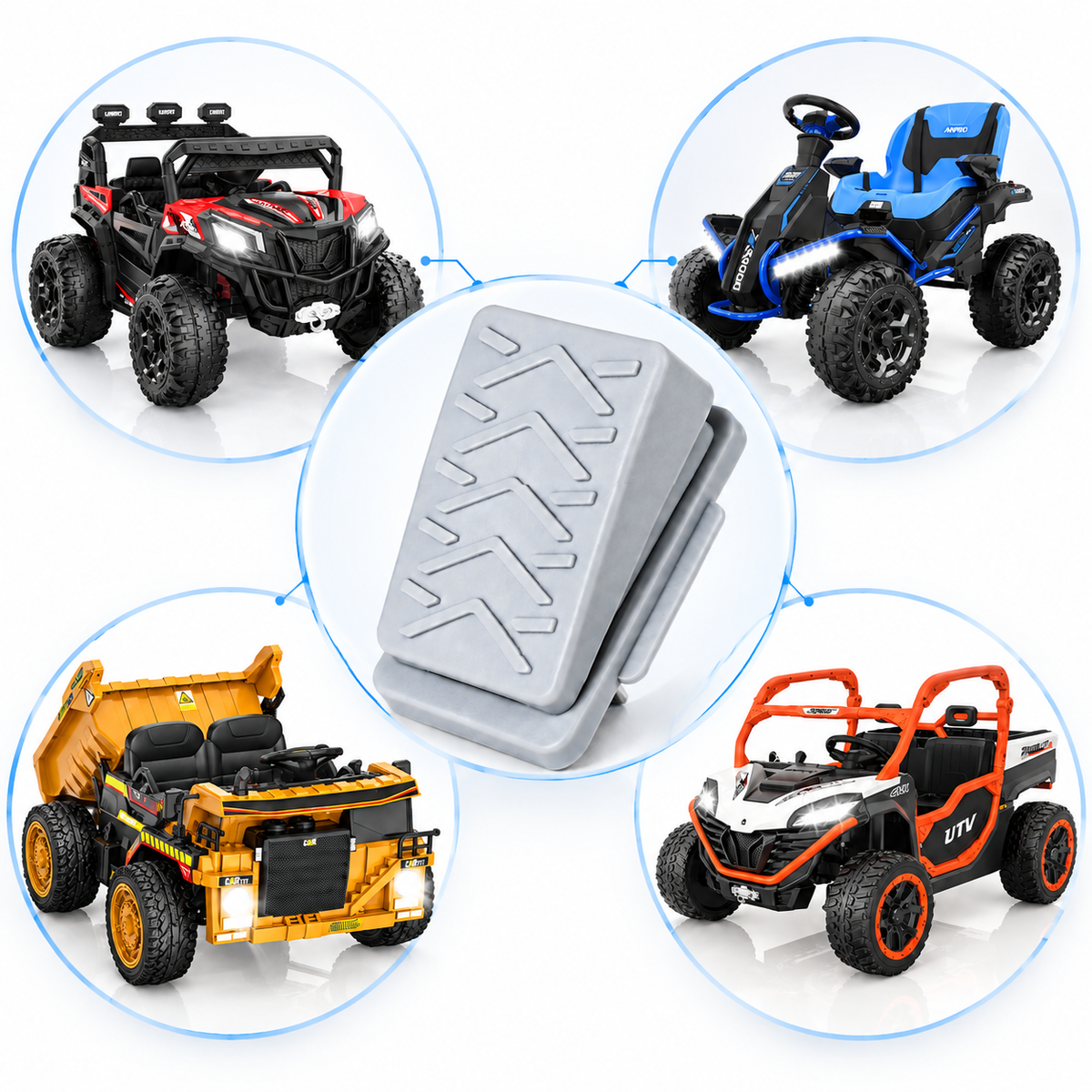 HC Series Foot Pedal Switch for ANPABO Ride-On Cars
