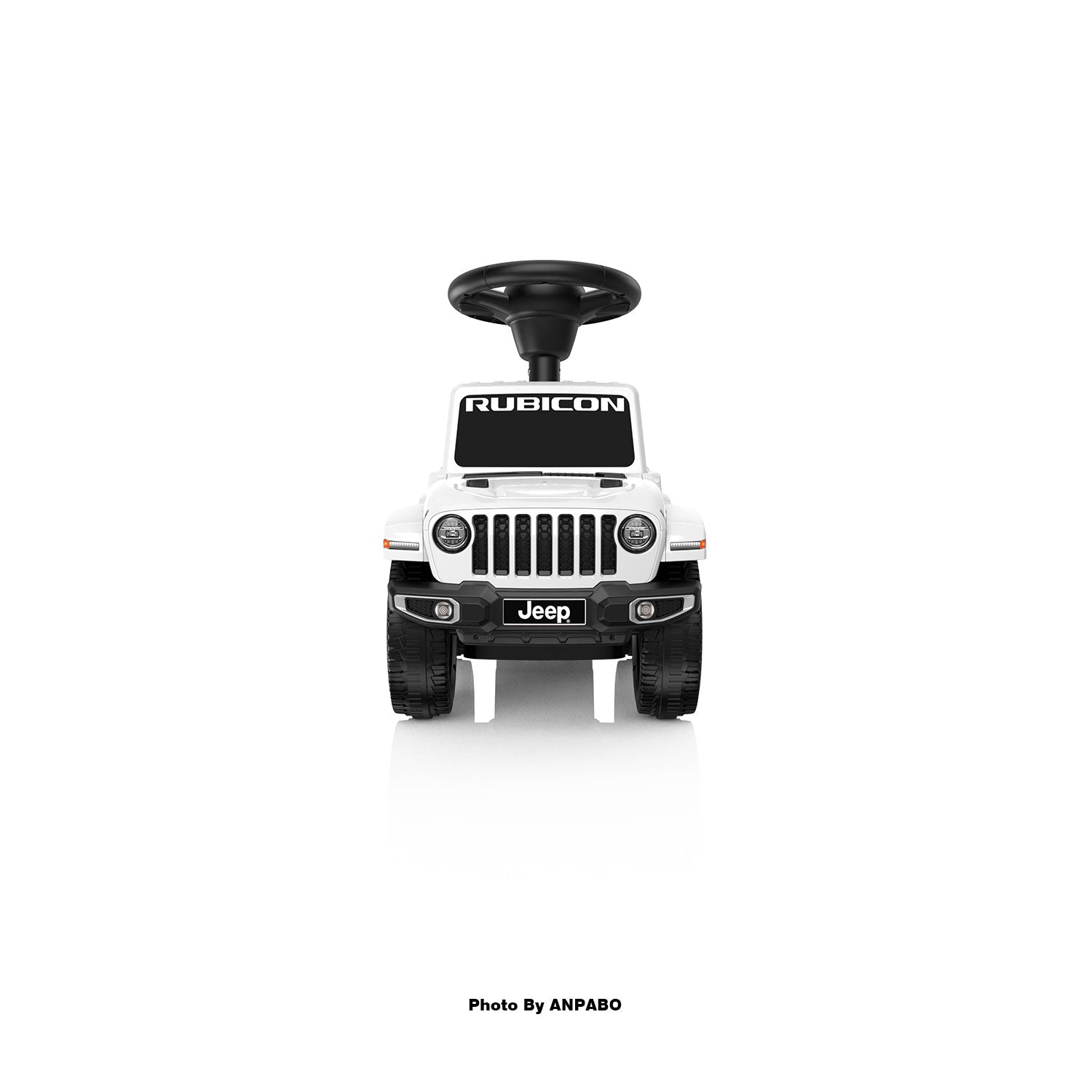 Licensed Jeep Push Car for Toddlers 18-36 Months Battery not included-white