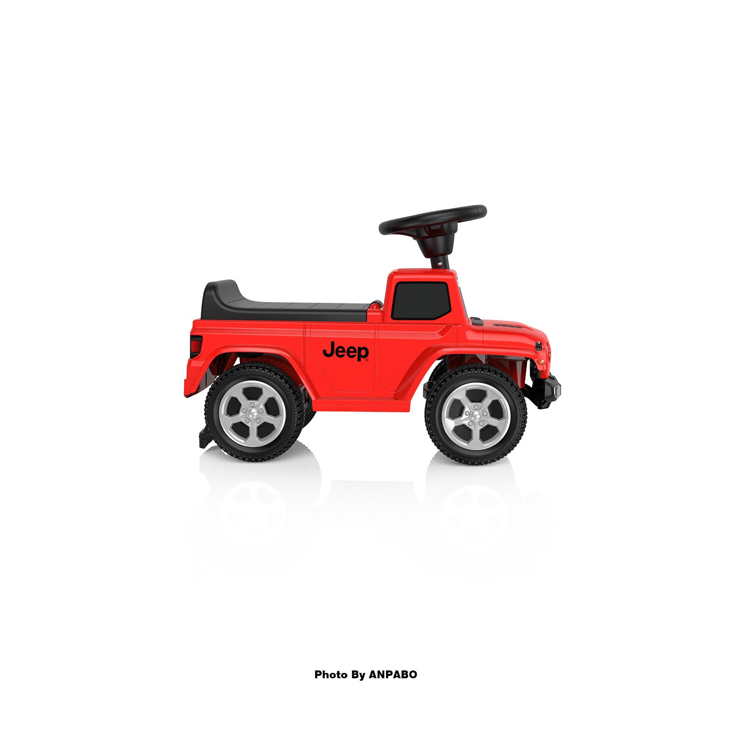 Licensed Jeep Push Car for Toddlers 18-36 Months Battery not included-red