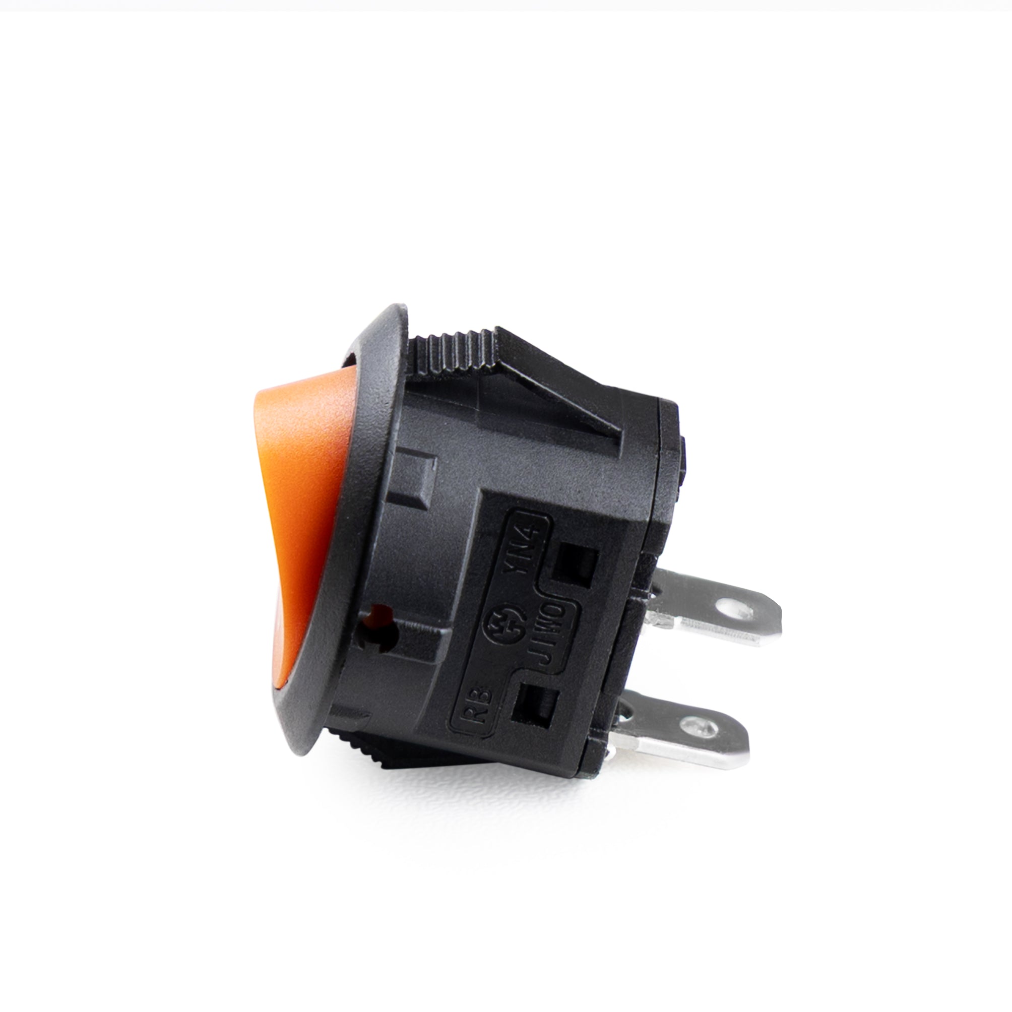 Orange Round 2-Pin Power Switch for Ride-On Cars