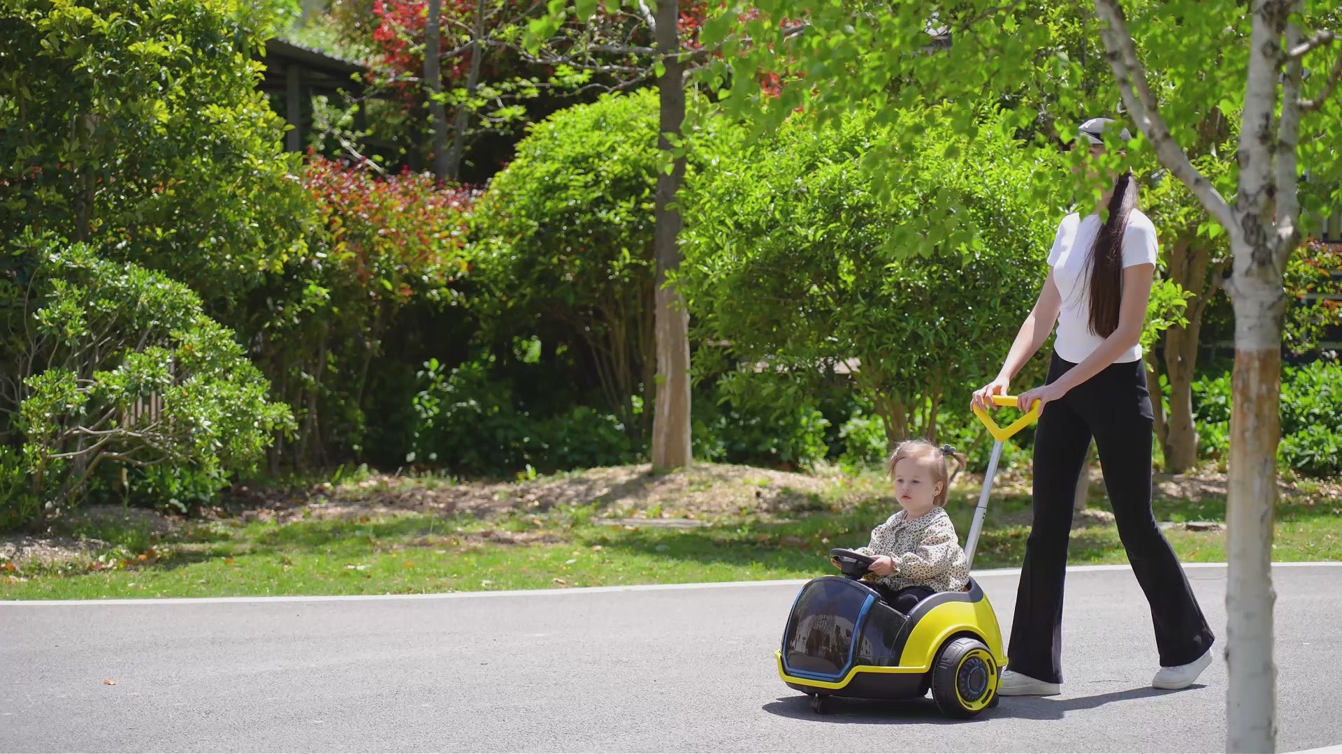12V 3-in-1 Push Ride On with LED Display