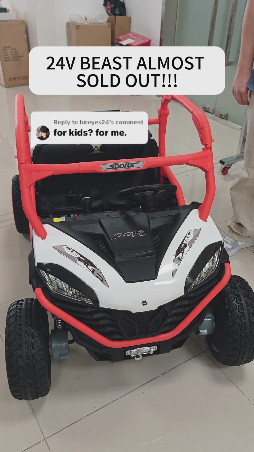 24V Utility Ride-on Dump Truck