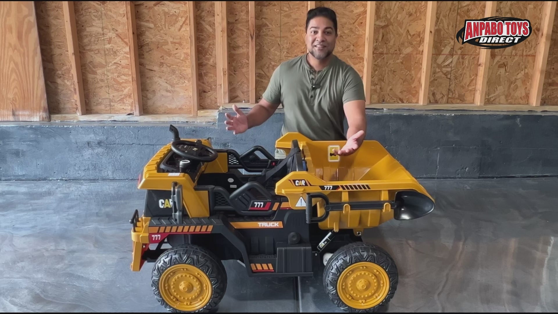 24V Dump Truck Ride-On with EVA tires