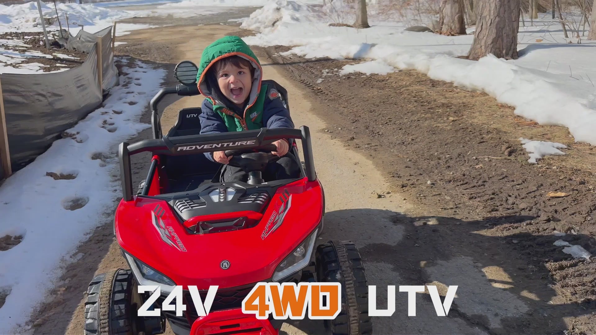 24V All-Terrain Ride-On Buggy UTV