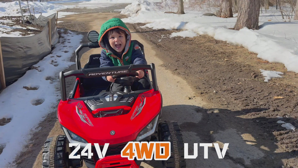 24V All-Terrain Ride-On Buggy UTV