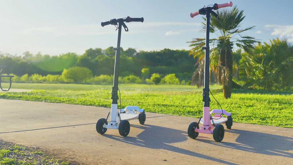 V1 QuadGlide 24V Kids 4-Wheel Electric Scooter
