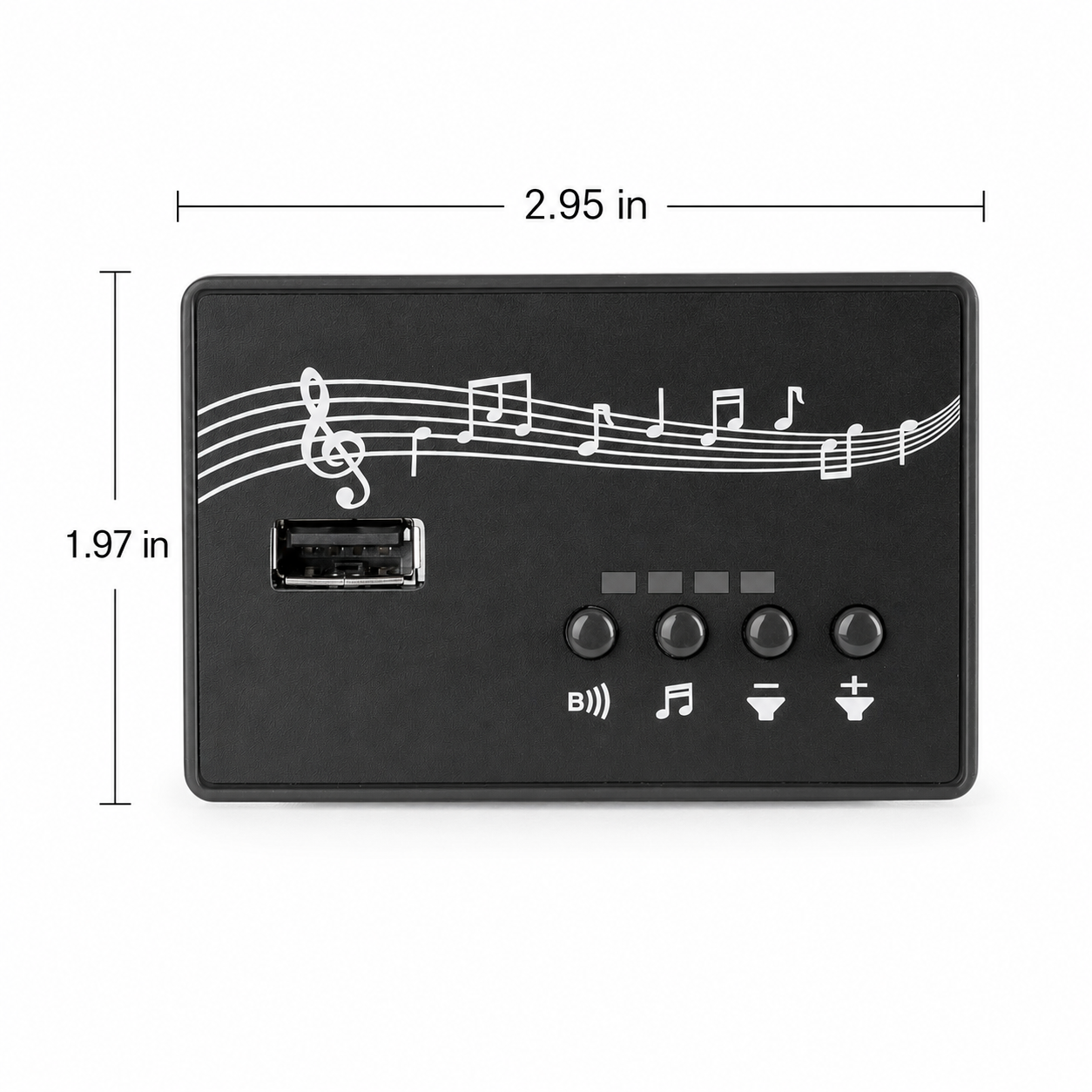 Music Control Panel with Bluetooth & USB for ANPABO Ride-On Cars