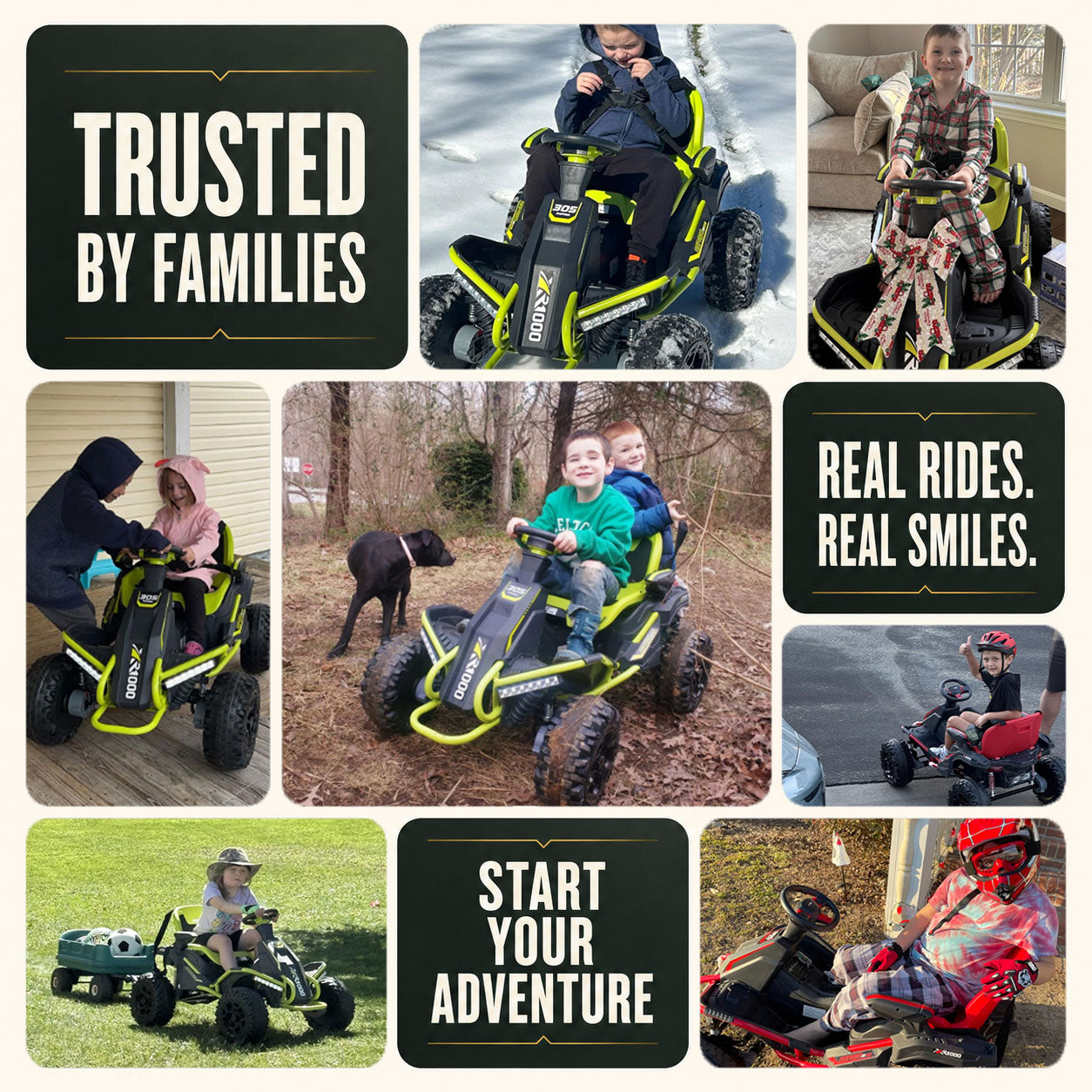 24V 4x200W 4WD Ride-On Buggy