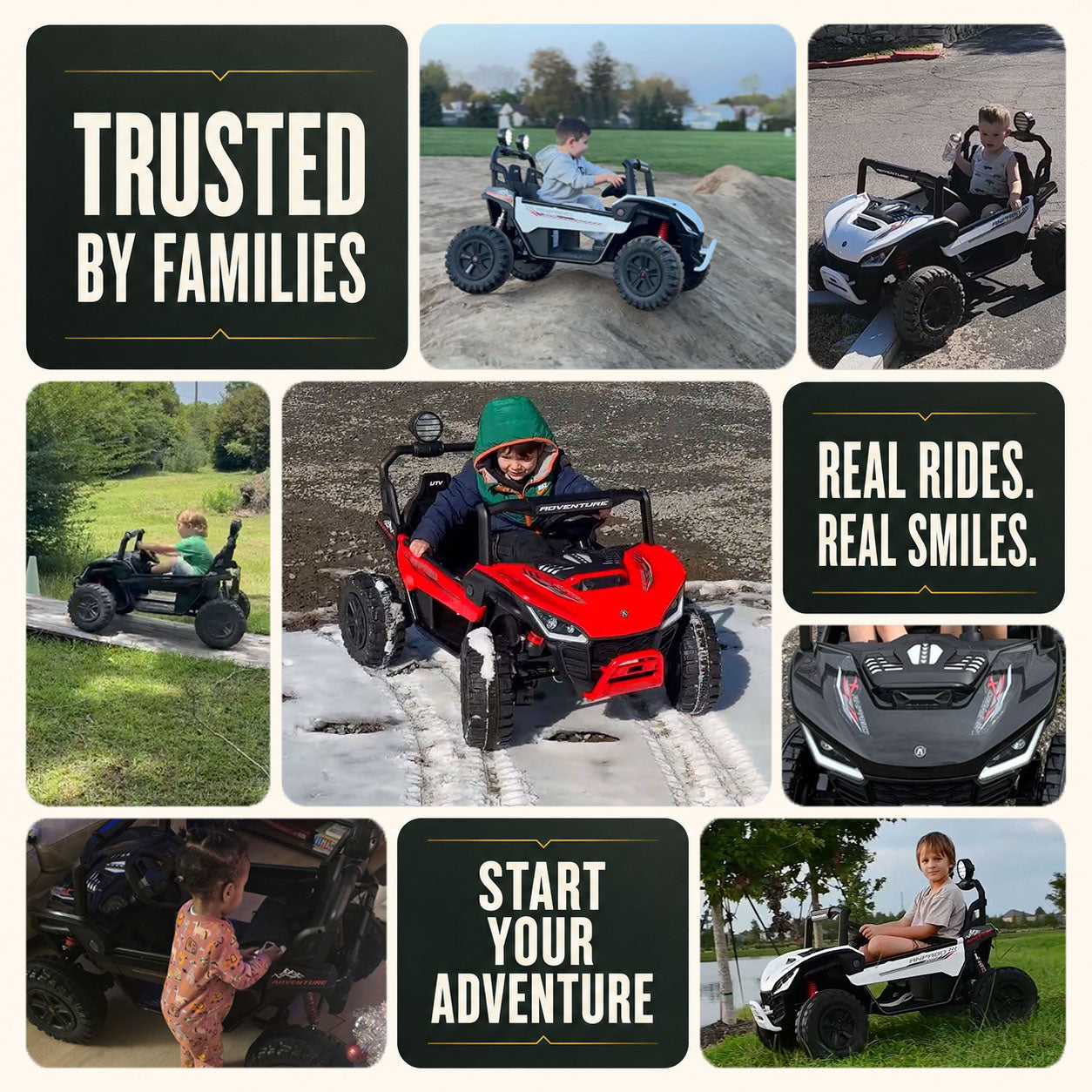 24V All-Terrain Ride-On Buggy UTV