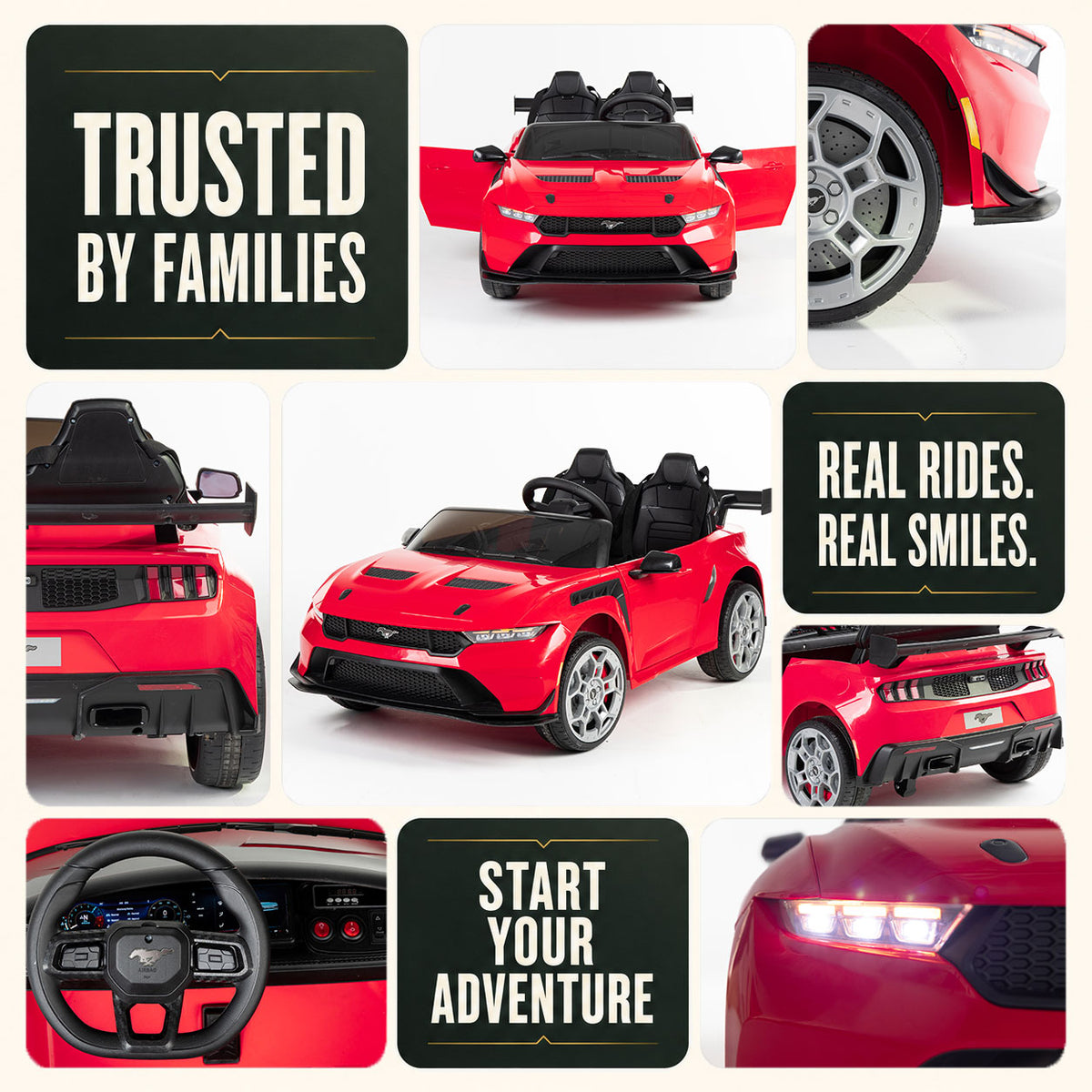Ford Mustang GTD Ride-On Car