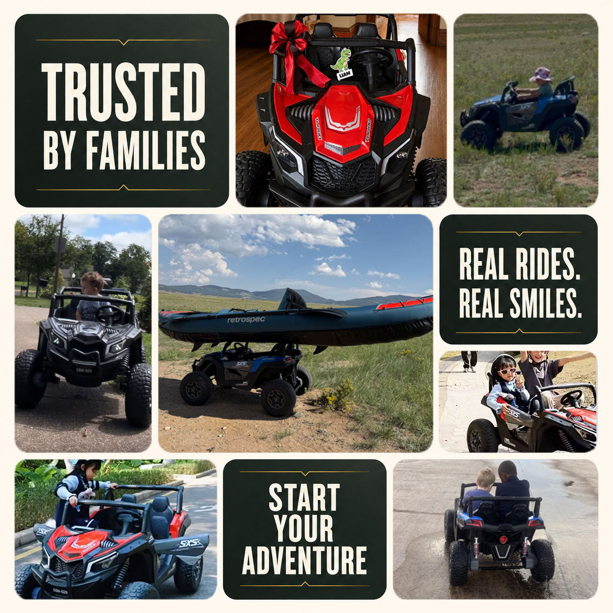 24V 4WD Kids Explorer Ride-On UTV
